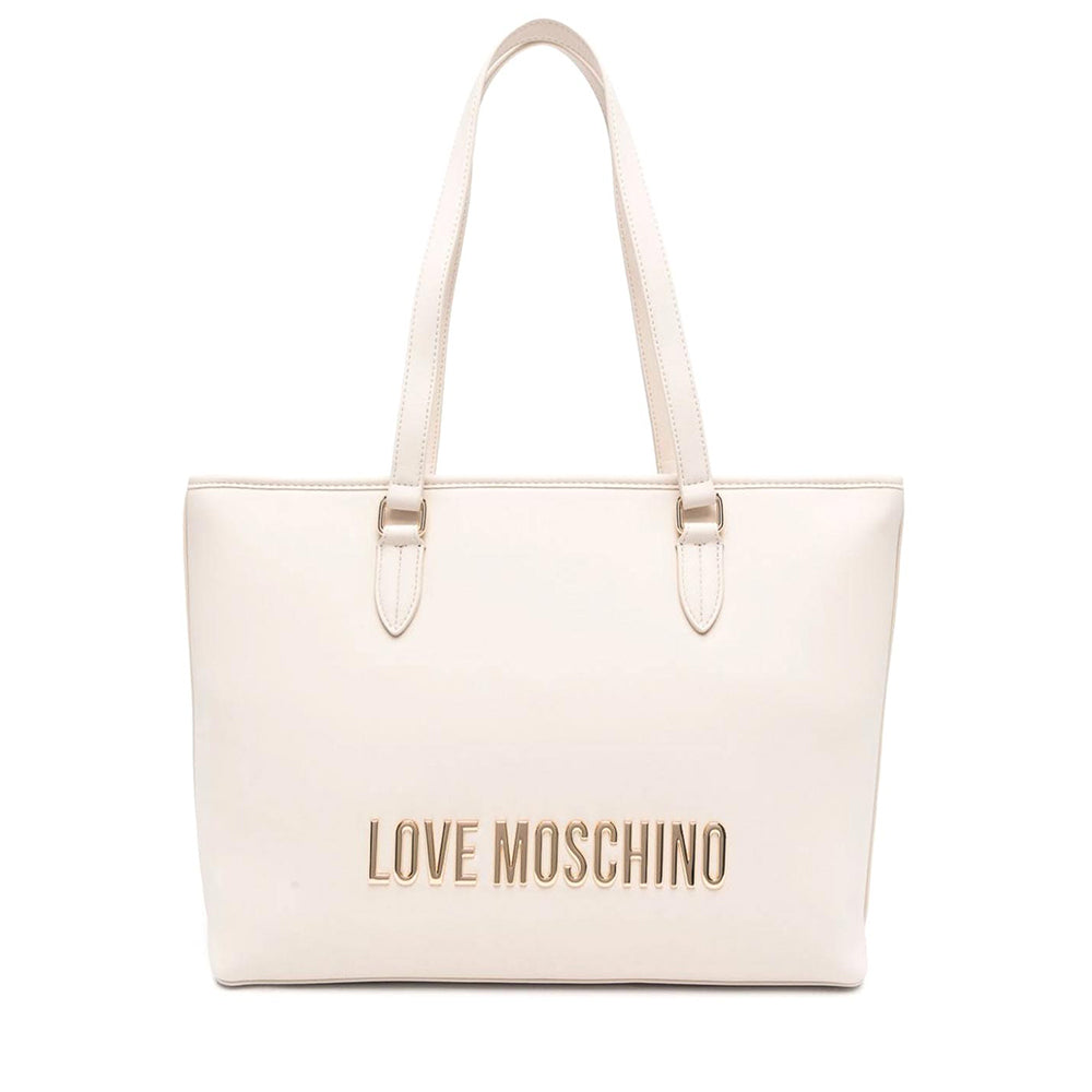 Borsa Donna Shopping LOVE MOSCHINO linea Bold Bag Avorio
