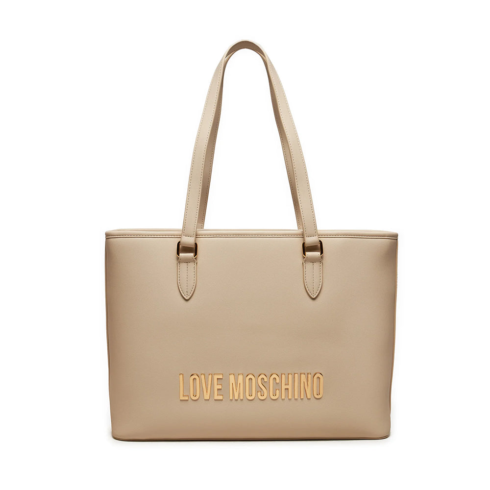 Damen-Einkaufstasche LOVE MOSCHINO Ivory Bold Bag-Linie