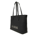 Borsa Donna Shopping LOVE MOSCHINO linea Bold Bag colore Nero e Nikel