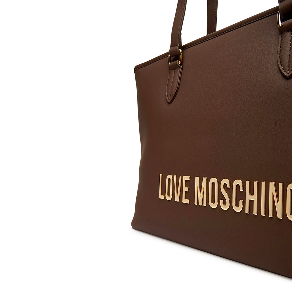 Borsa Donna Shopping LOVE MOSCHINO linea Bold Bag Testa di Moro