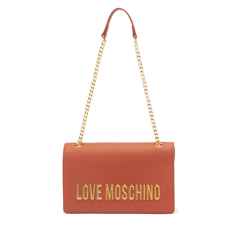 Borsa Donna a Spalla e a Tracolla LOVE MOSCHINO linea Bold Bag color Ruggine
