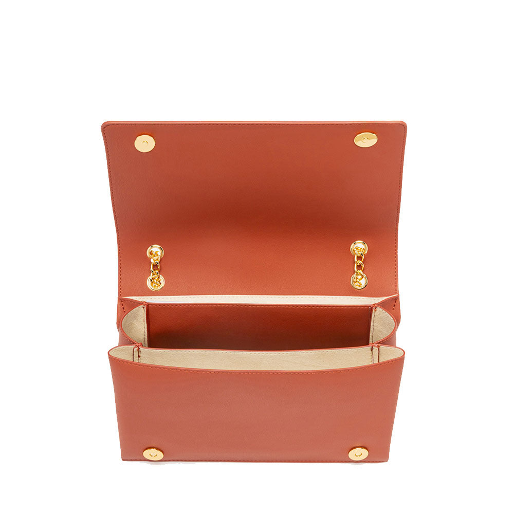 Borsa Donna a Spalla e a Tracolla LOVE MOSCHINO linea Bold Bag color Ruggine
