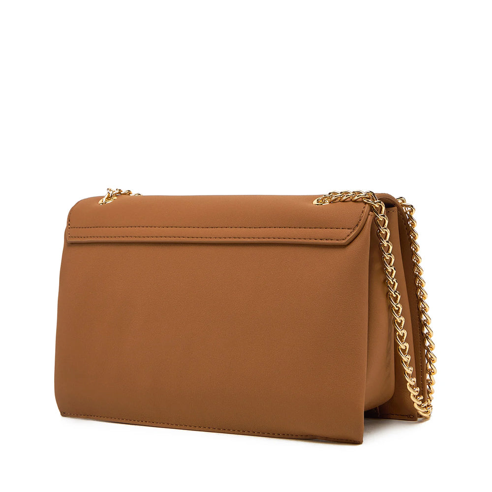 LOVE MOSCHINO Bold Bag Damen-Umhängetasche in Kamelfarbe