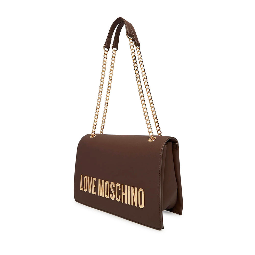 Borsa Donna a Spalla e a Tracolla LOVE MOSCHINO linea Bold Bag Testa di Moro