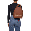 Damen-Rucksack LOVE MOSCHINO Modell Bold Bag in Cognac