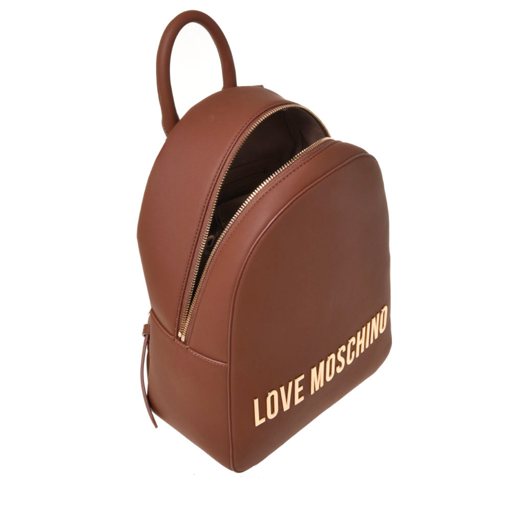 Damen-Rucksack LOVE MOSCHINO Modell Bold Bag in Cognac