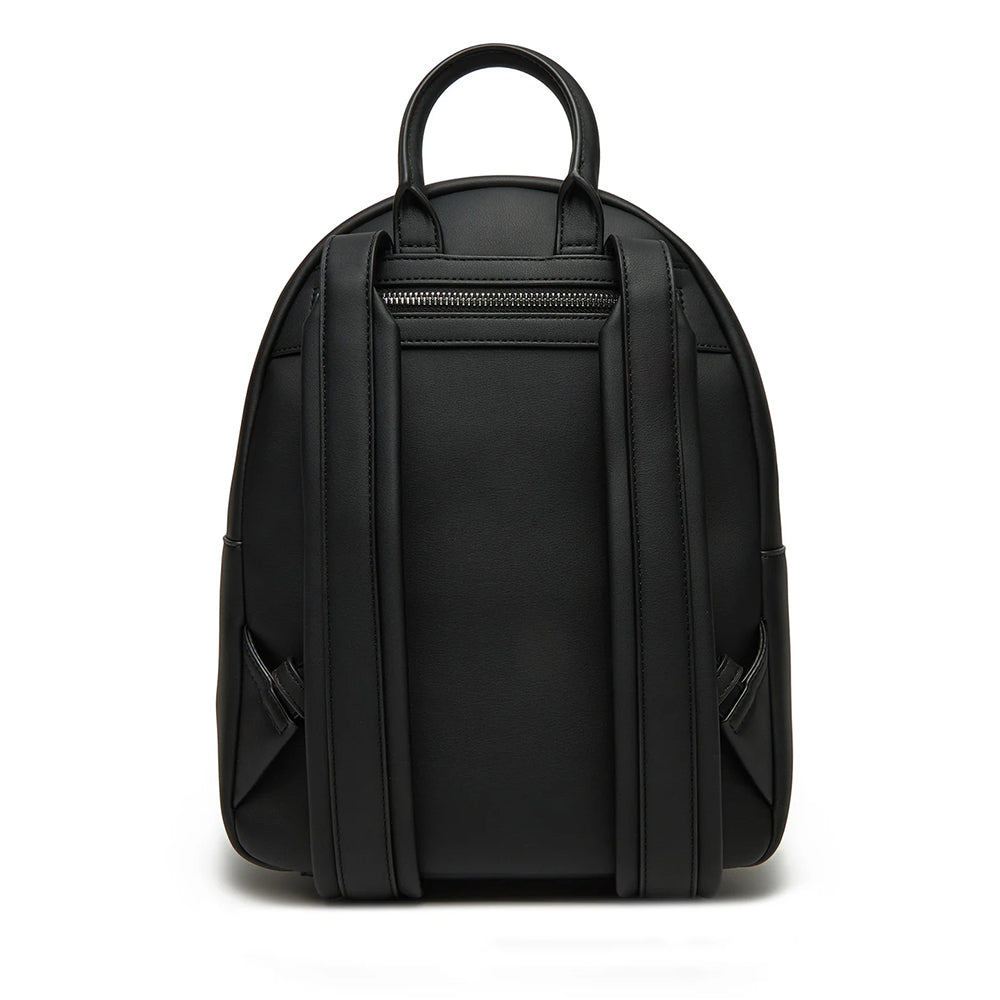 LOVE MOSCHINO Damen Rucksack, Bold Bag Line, Schwarz und Nikel