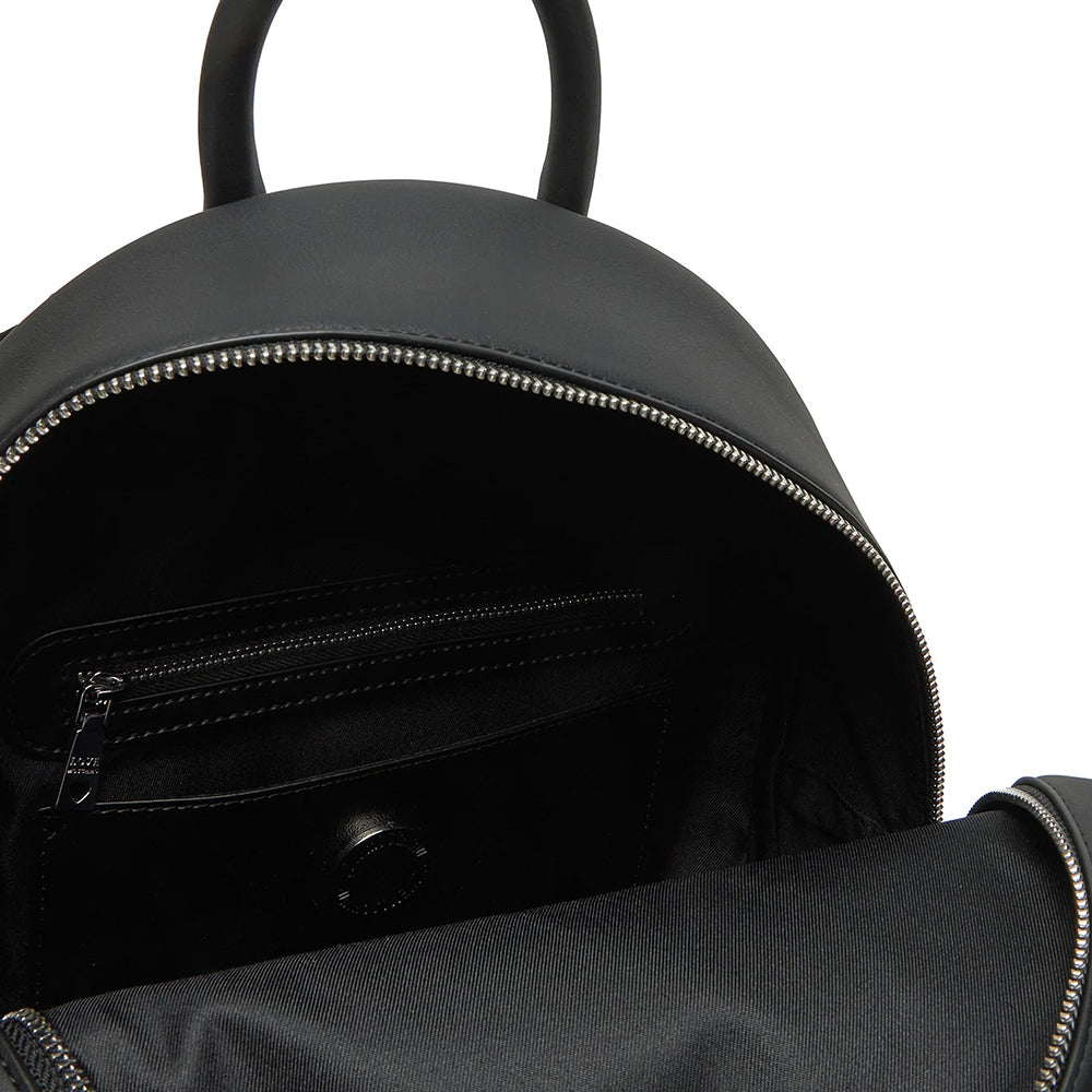 LOVE MOSCHINO Damen Rucksack, Bold Bag Line, Schwarz und Nikel