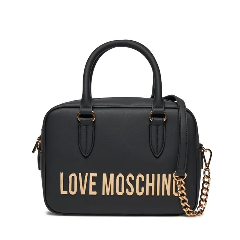 Damenhandtasche mit Schultergurt LOVE MOSCHINO Bold Bag-Linie in Schwarz