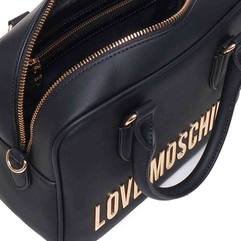 Damenhandtasche mit Schultergurt LOVE MOSCHINO Bold Bag-Linie in Schwarz