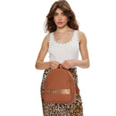 LOVE MOSCHINO MAXI LETTERING LINIE
Kleiner Damenrucksack in Walnussfarbe