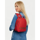 Kleiner Damenrucksack LOVE MOSCHINO Maxi-Schriftzug Rote Linie