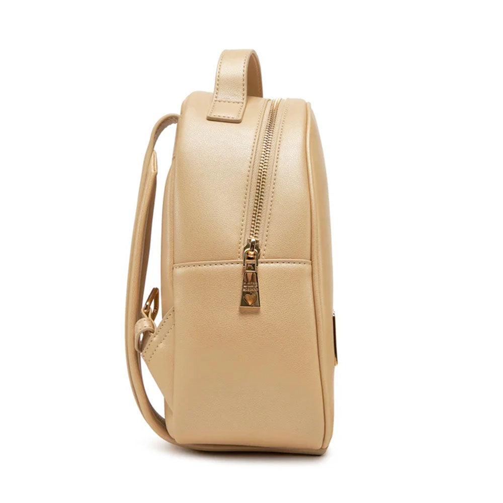 Zaino Donna Small LOVE MOSCHINO linea Maxi Lettering Metallic Gold