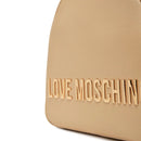 Zaino Donna Small LOVE MOSCHINO linea Maxi Lettering Metallic Gold