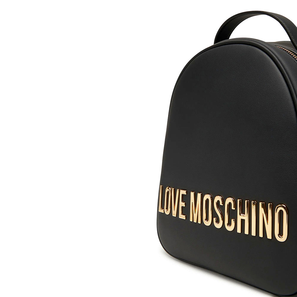 Zaino Donna Small LOVE MOSCHINO linea Maxi Lettering Nero