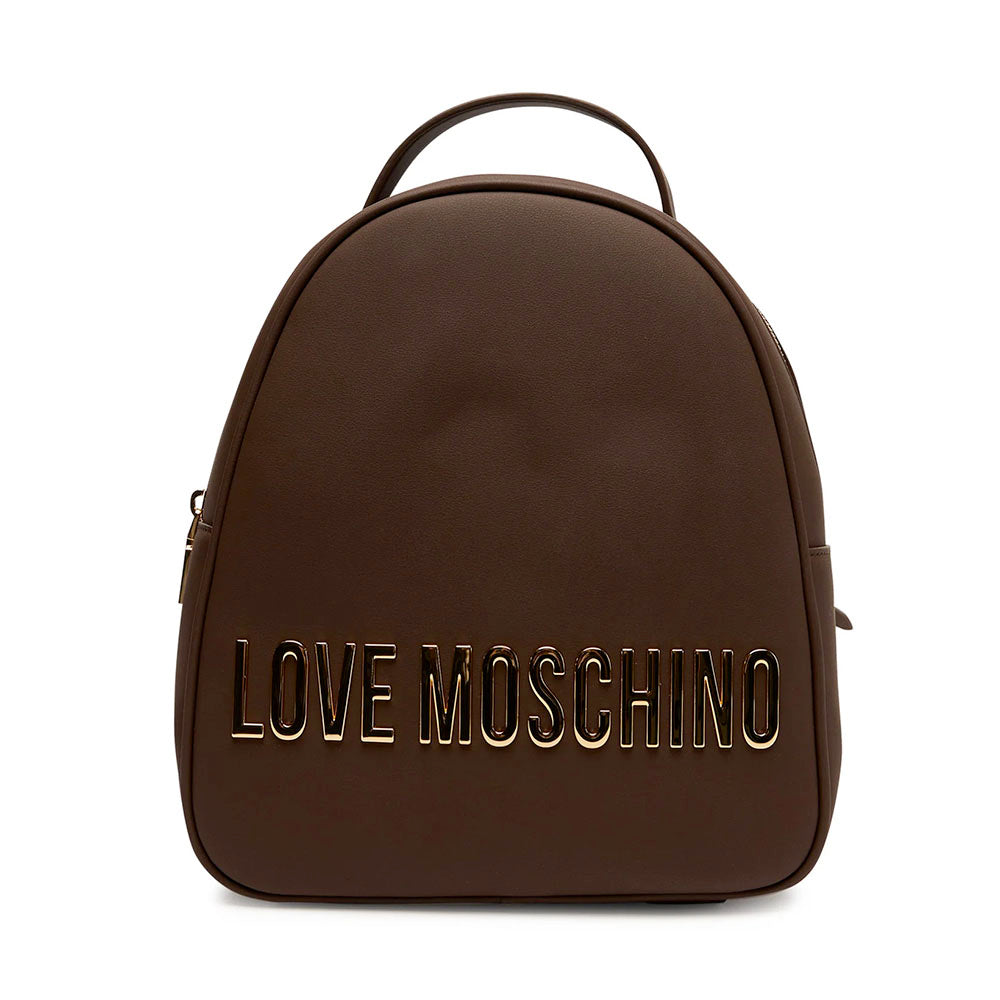 Zaino Donna Small LOVE MOSCHINO linea Maxi Lettering Marrone