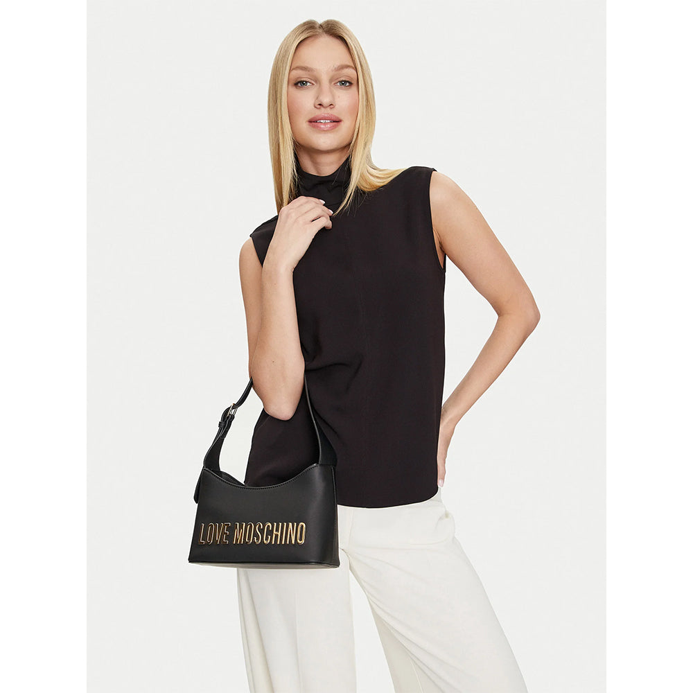 LOVE MOSCHINO Schulter-Hobo-Tasche Bold Bag-Linie in Schwarz