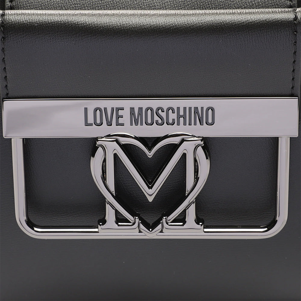 Borsa Hobo a Spalla LOVE MOSCHINO linea Uptown Nero