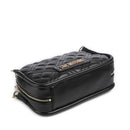 LOVE MOSCHINO Quilted Linie 
Umhängetasche in Schwarz