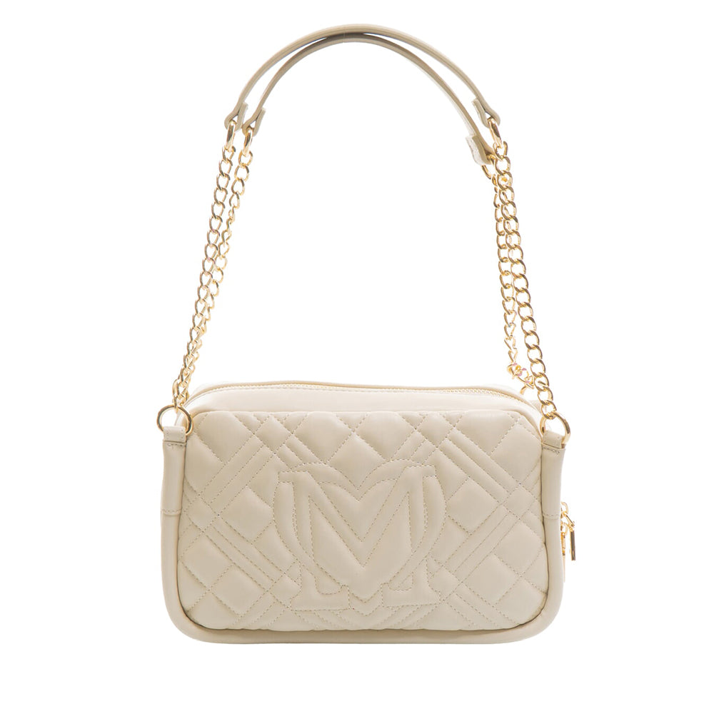 LOVE MOSCHINO Quilted Line
Gesteppte Umhängetasche in Elfenbein