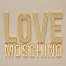Clutch Donna con Tracolla LOVE MOSCHINO linea Smart Daily Jelly Logo Avorio