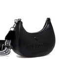 Borsa Donna a Tracolla LOVE MOSCHINO linea Made with Love Nera e Nikel