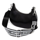 Borsa Donna a Tracolla LOVE MOSCHINO linea Made with Love Nera e Nikel