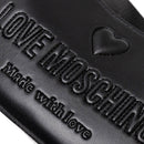 Borsa Donna a Tracolla LOVE MOSCHINO linea Made with Love Nera e Nikel
