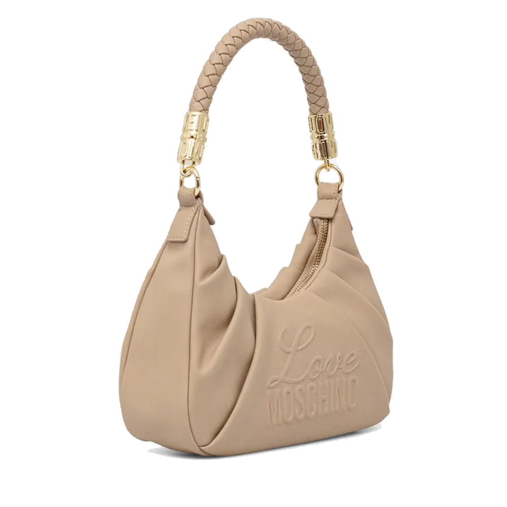 Borsa Donna Sottospalla LOVE MOSCHINO in Ecopelle Taupe