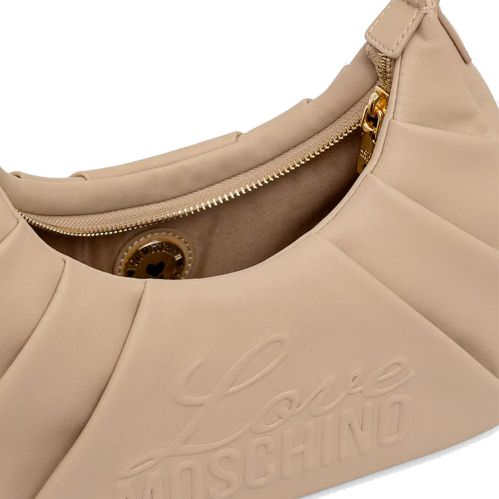 Borsa Donna Sottospalla LOVE MOSCHINO in Ecopelle Taupe