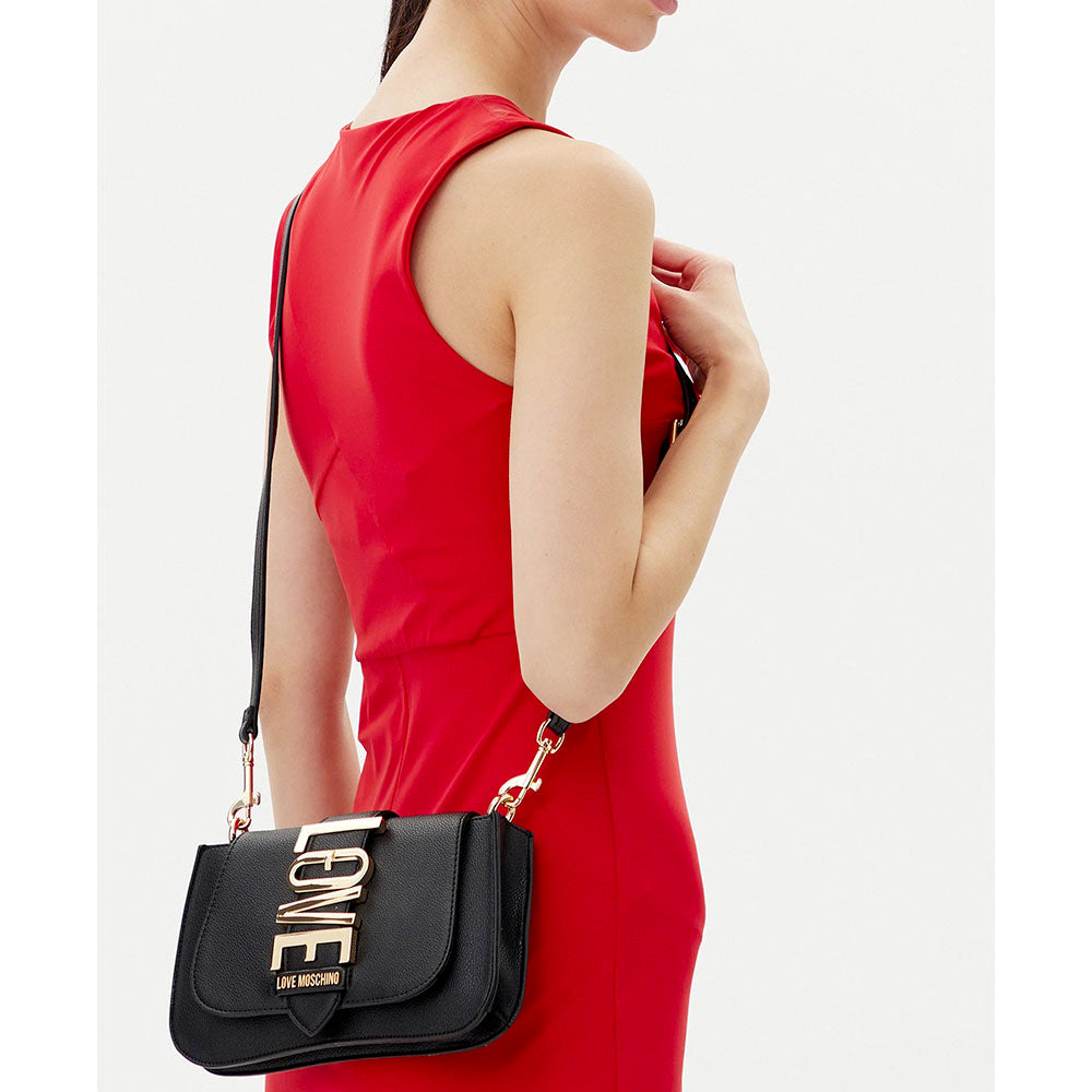 Borsa Donna a Spalla e Tracolla LOVE MOSCHINO linea Lovebug Nera