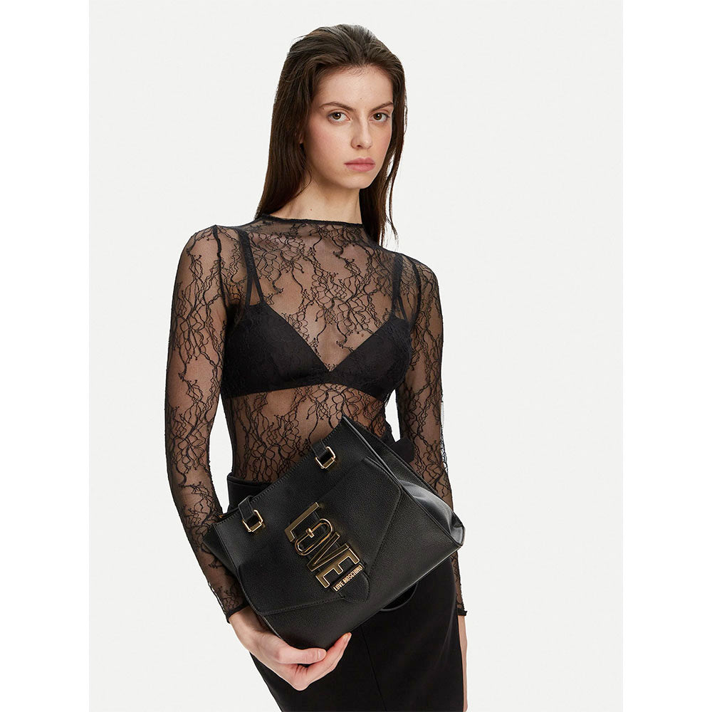 Shopping Bag Donna LOVE MOSCHINO linea Lovebug Nera