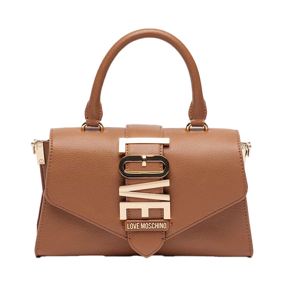 Borsa Donna a Mano LOVE MOSCHINO linea Lovebug color Cammello