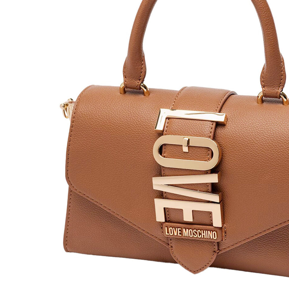 Borsa Donna a Mano LOVE MOSCHINO linea Lovebug color Cammello