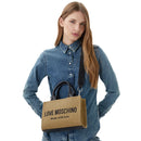 Borsa Donna a Mano LOVE MOSCHINO in Canvas color Oro