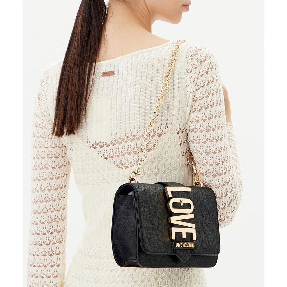 Borsa Donna a Spalla LOVE MOSCHINO linea Lovebug Nero