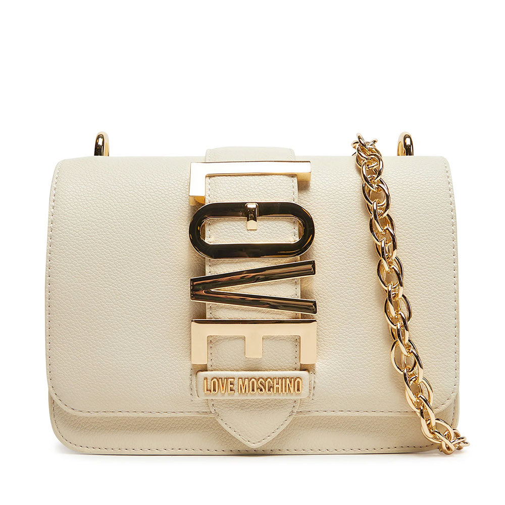 Borsa Donna a Spalla LOVE MOSCHINO linea Lovebug Avorio
