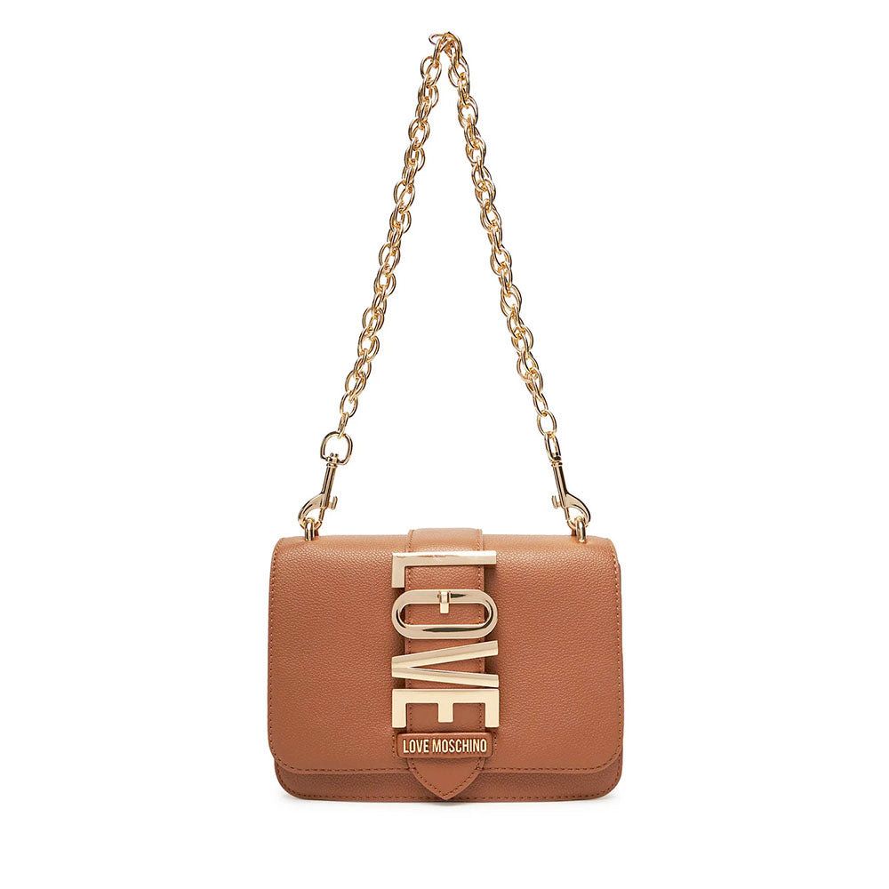 Borsa Donna a Spalla LOVE MOSCHINO linea Lovebug color Cammello