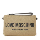 Pochette Donna LOVE MOSCHINO in Canvas color Oro