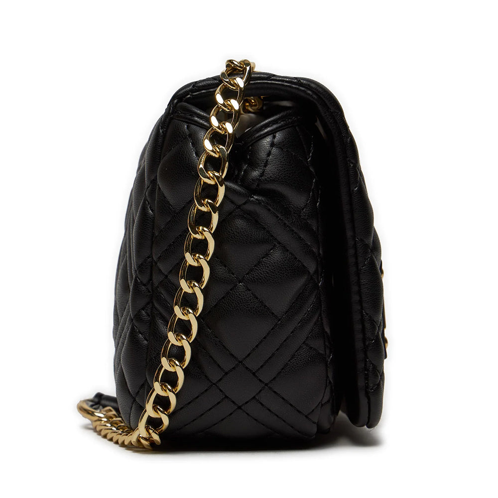 Mini Bag a Tracolla LOVE MOSCHINO linea Quilted Nero