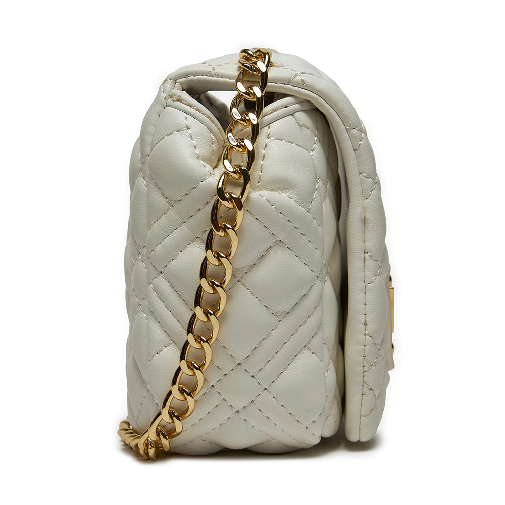 Mini Bag a Tracolla LOVE MOSCHINO linea Quilted Bianco