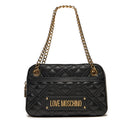 Borsa Donna a Spalla LOVE MOSCHINO linea Lettering Logo colore Nero