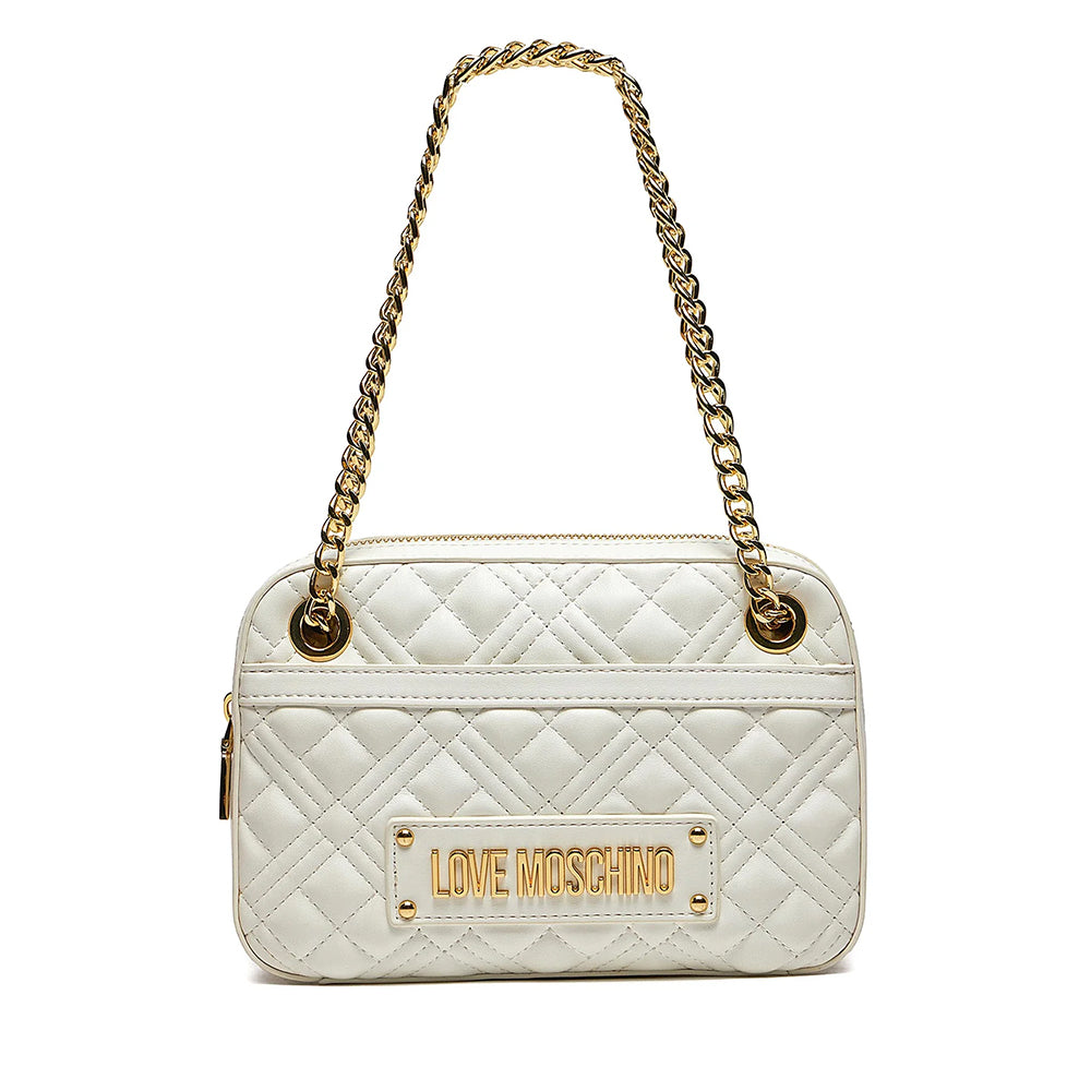 Borsa A Spalla LOVE MOSCHINO POLJC4285PP0MKJ0104U - In Pelle Sintetica, Colore Beige, Design Elegante E Moderno