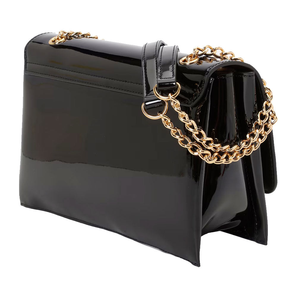 Borsa Donna a Spalla e Tracolla LOVE MOSCHINO in Vernice Nera