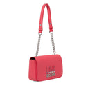LOVE MOSCHINO Damen Umhängetasche Fuchsia mit Farbverlauf-Schriftzug Logo