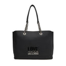 Shopping Bad LOVE MOSCHINO Nera con Logo Lettering Sfumato