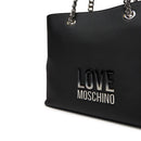 Shopping Bad LOVE MOSCHINO Nera con Logo Lettering Sfumato