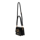Borsa Donna a Spalla con Tracolla LOVE MOSCHINO Nera con Logo in Corsivo