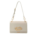 Borsa Donna a Spalla LOVE MOSCHINO Avorio con Logo in Corsivo