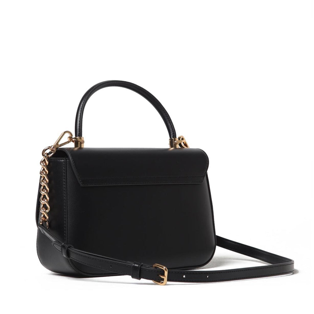 Borsa Donna a Mano LOVE MOSCHINO Nera con Logo in Corsivo